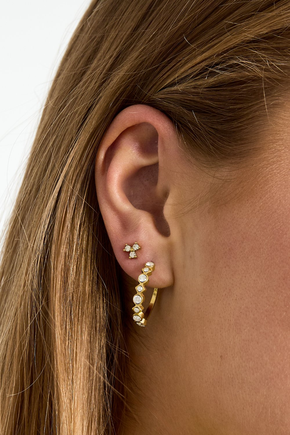3 steentjes Studs