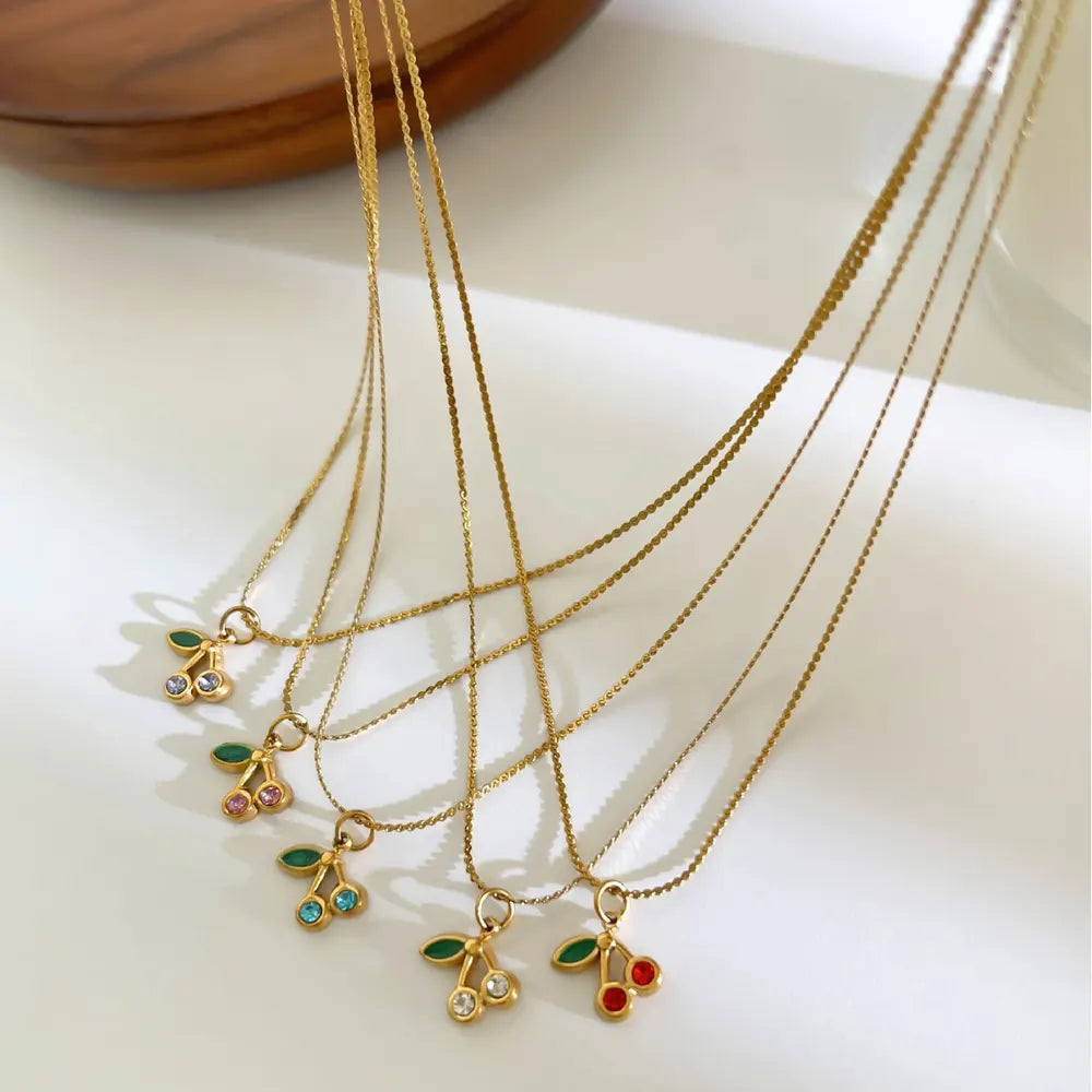 Kersen Sparkle Ketting