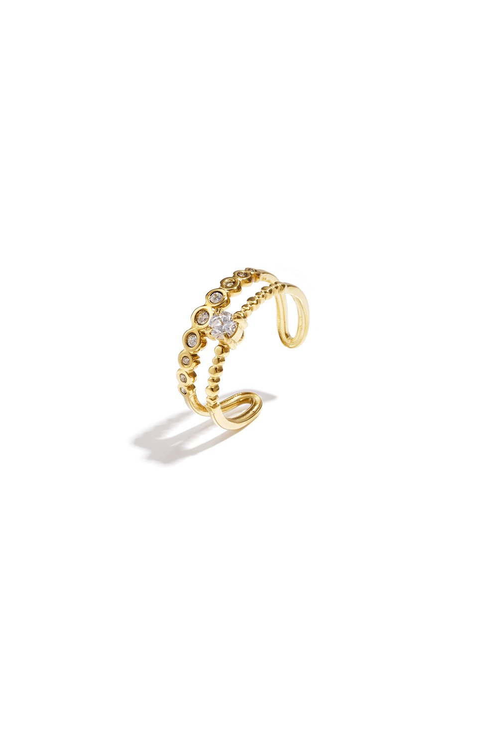 Dubbel verstelare ring