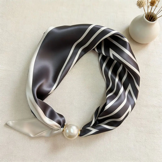 Elegant Gestreepte Bandana