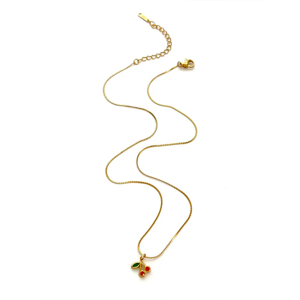 Kersen Sparkle Ketting