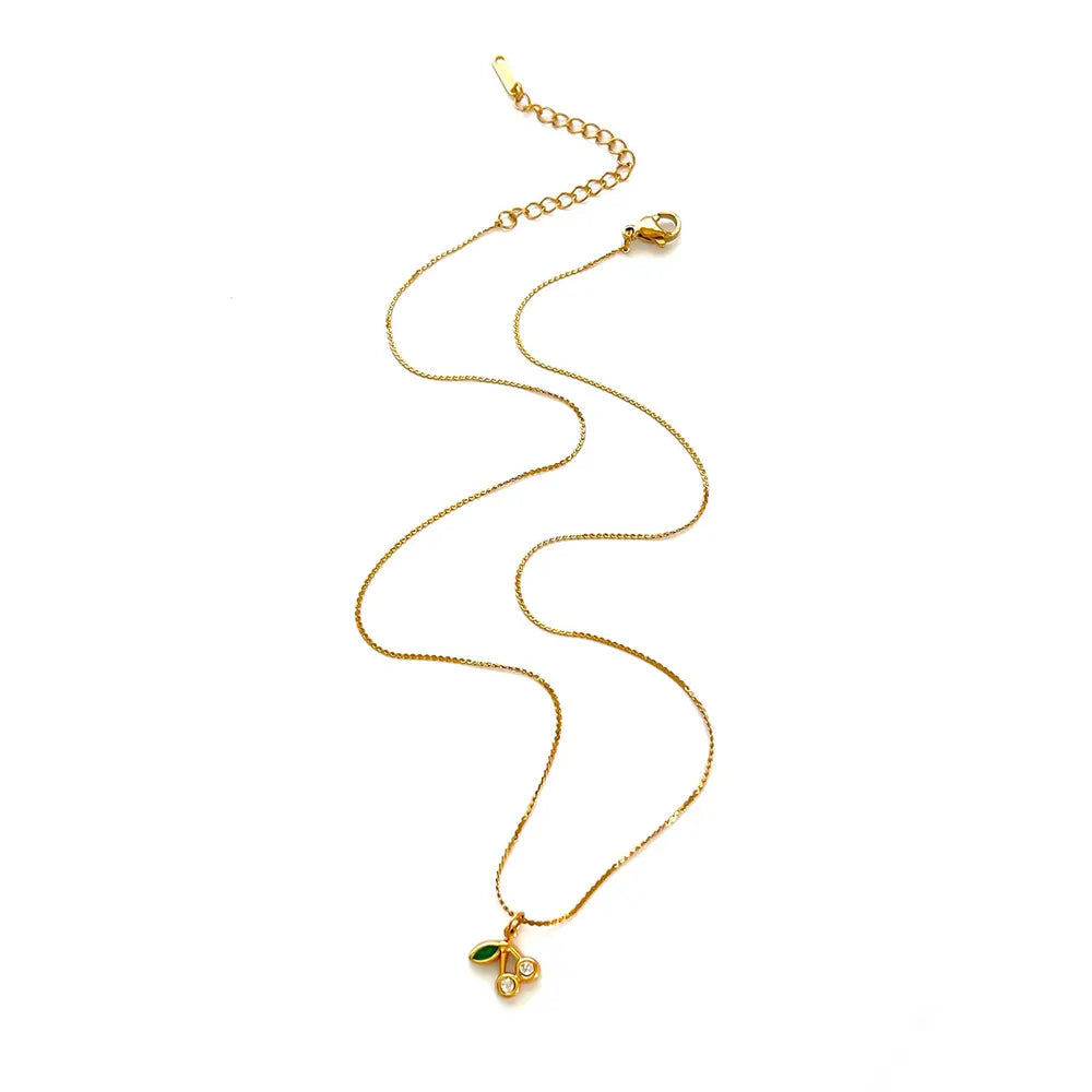 Kersen Sparkle Ketting