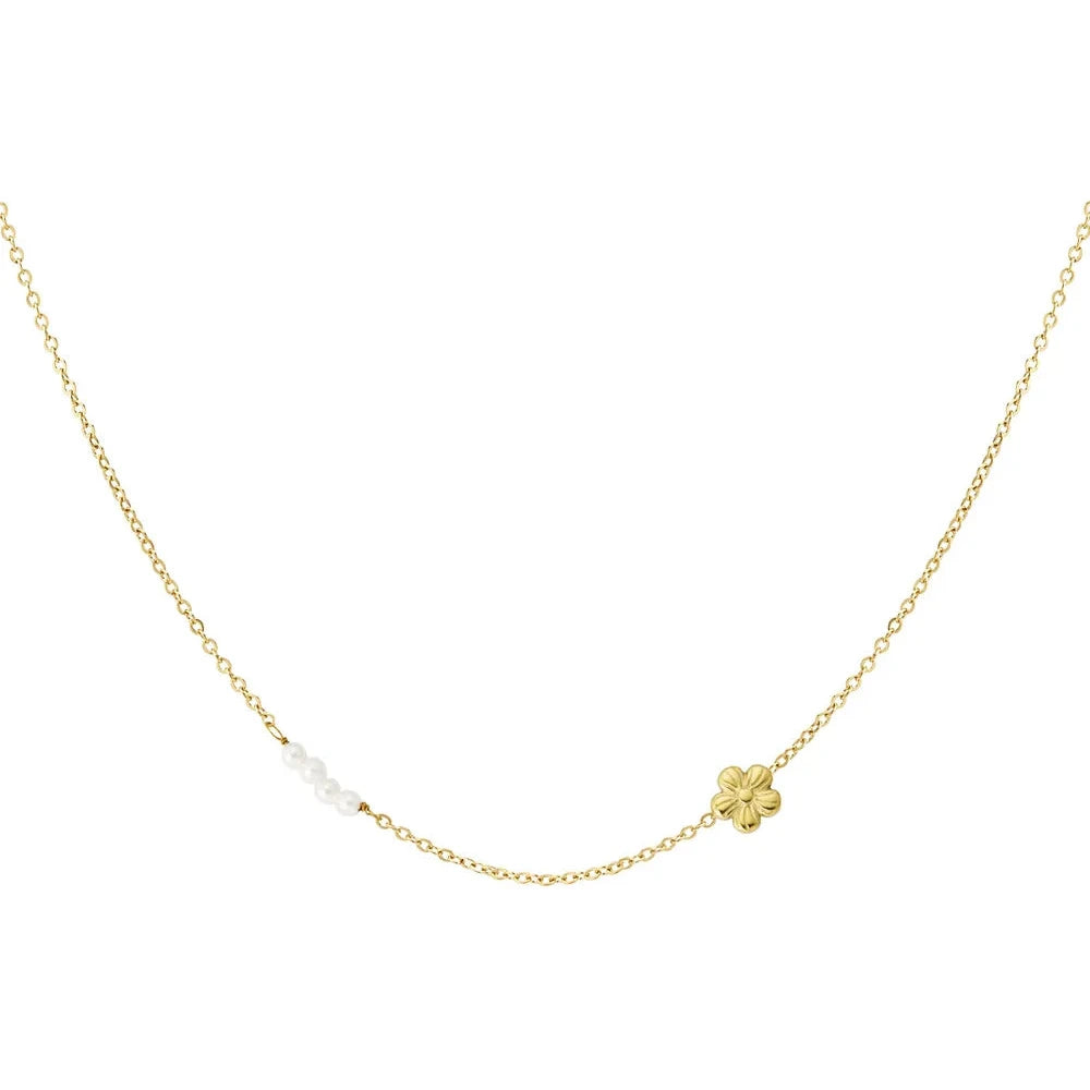 Bloesem Parels Ketting