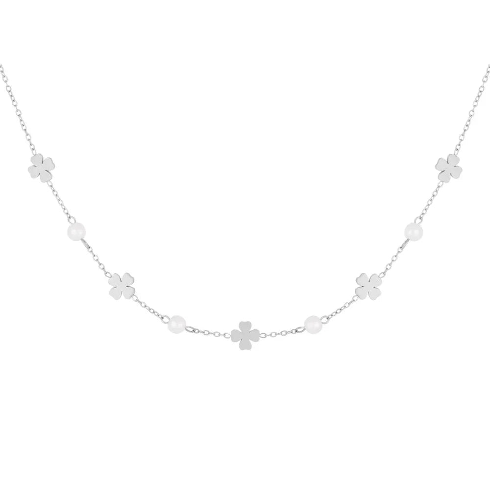 Klaver & Parel Ketting