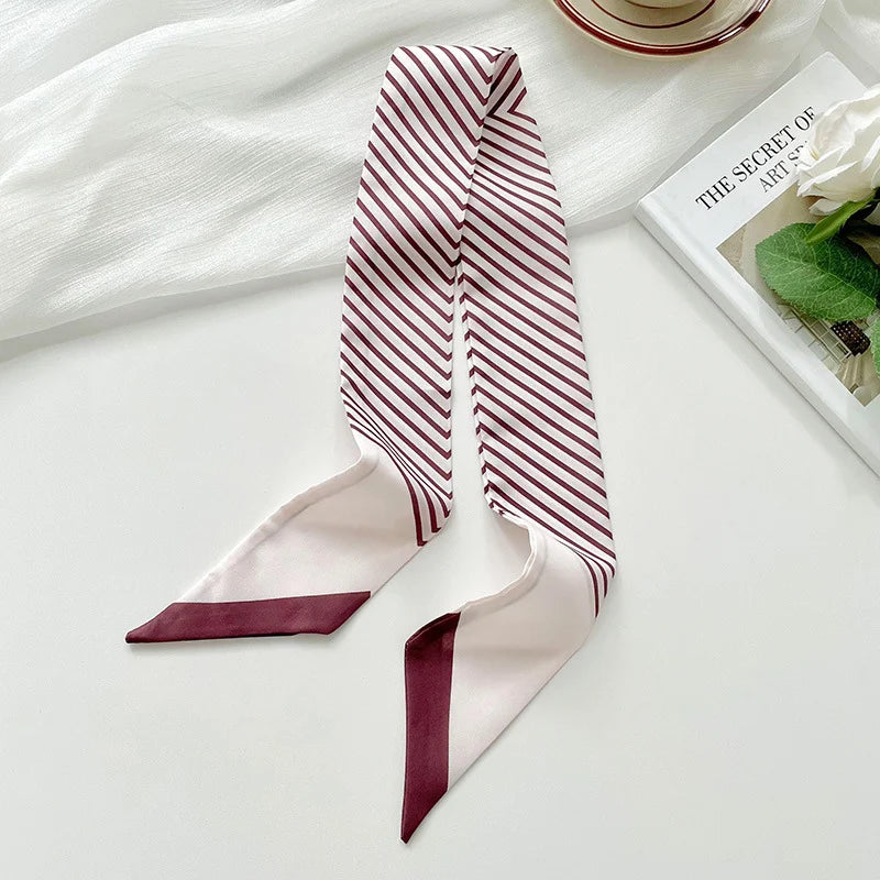 Smalle Minimalistische Gestreepte Bandana