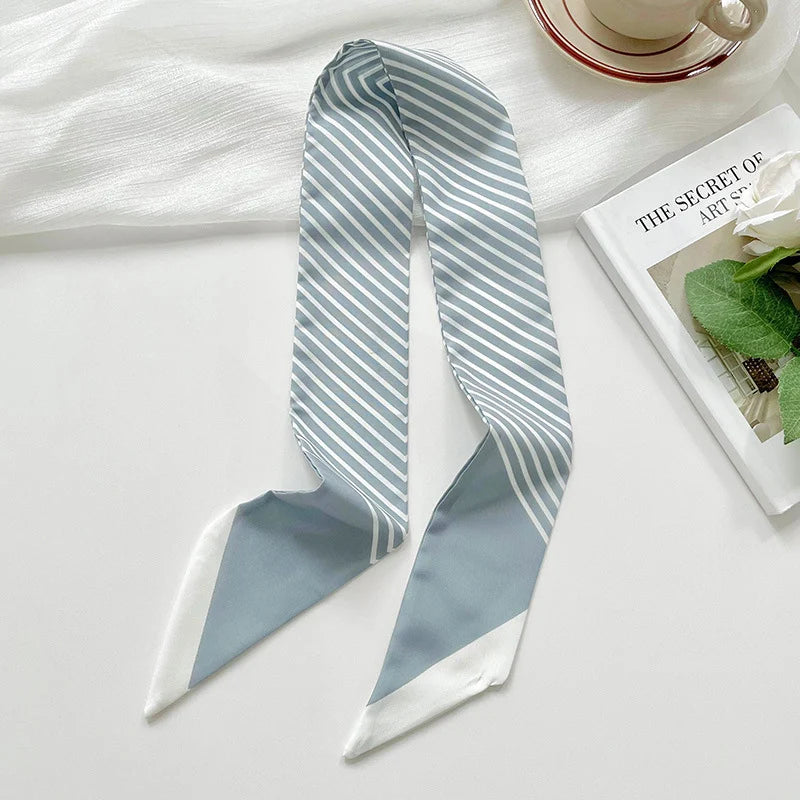 Smalle Minimalistische Gestreepte Bandana