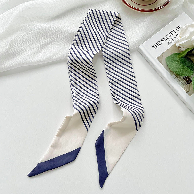 Smalle Minimalistische Gestreepte Bandana