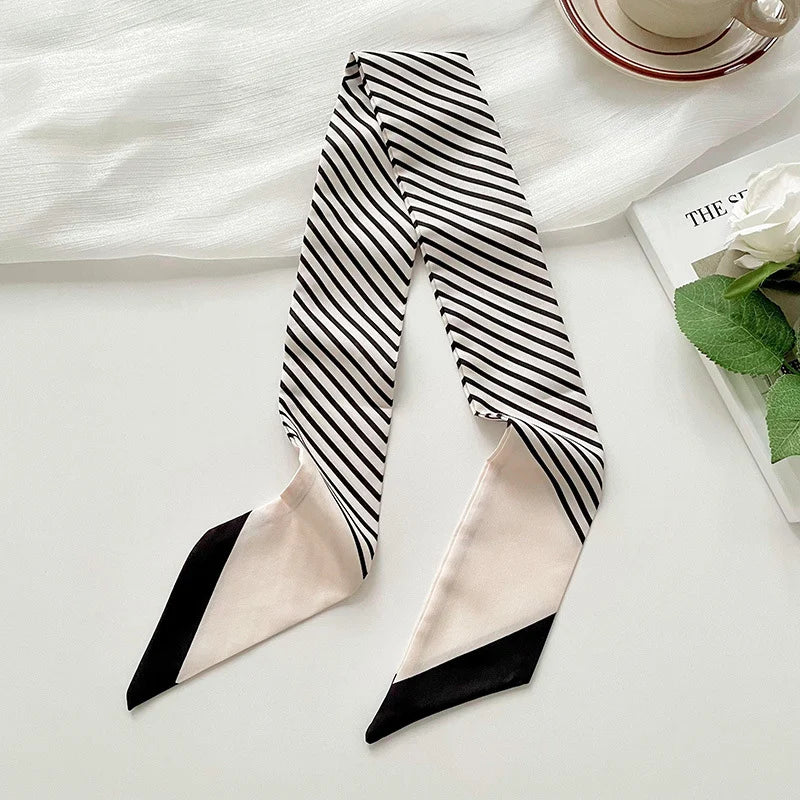 Smalle Minimalistische Gestreepte Bandana