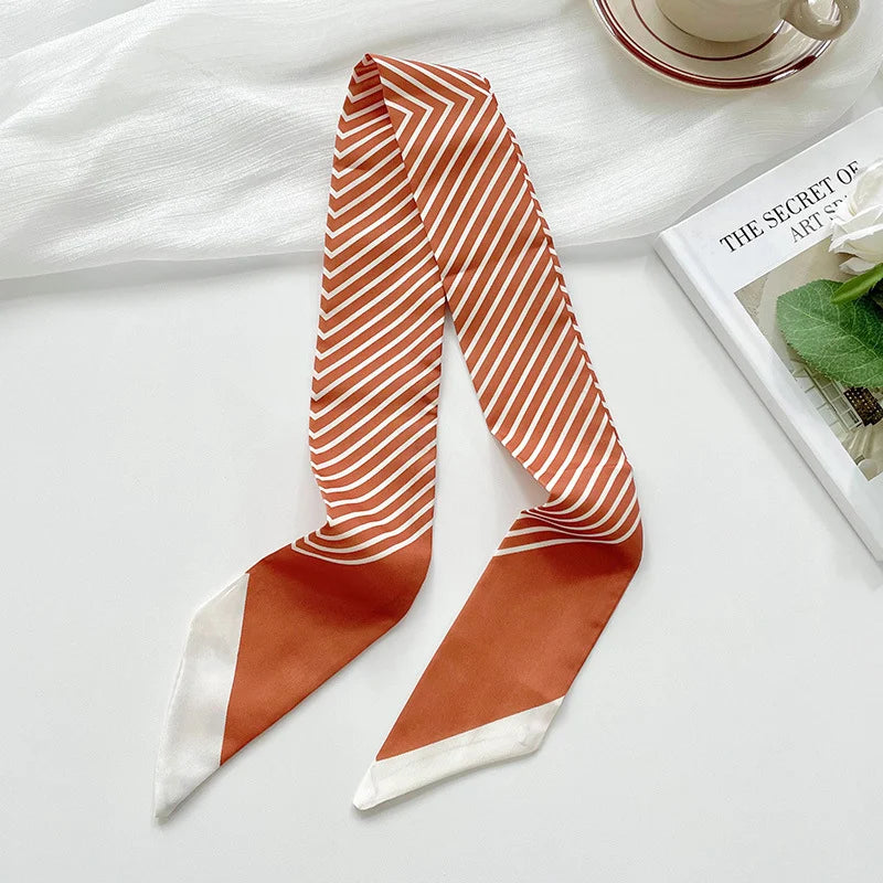 Smalle Minimalistische Gestreepte Bandana