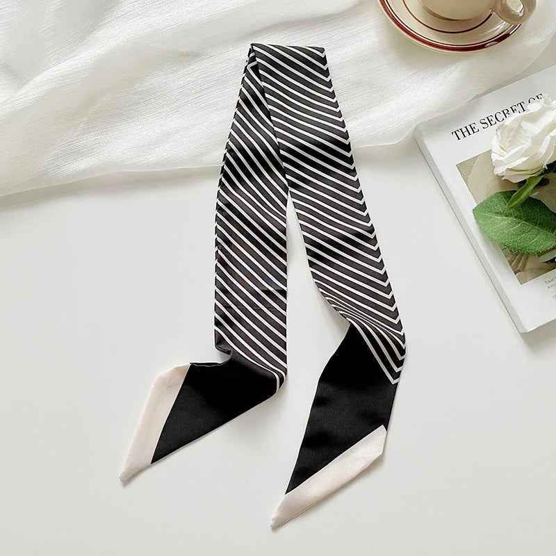 Smalle Minimalistische Gestreepte Bandana