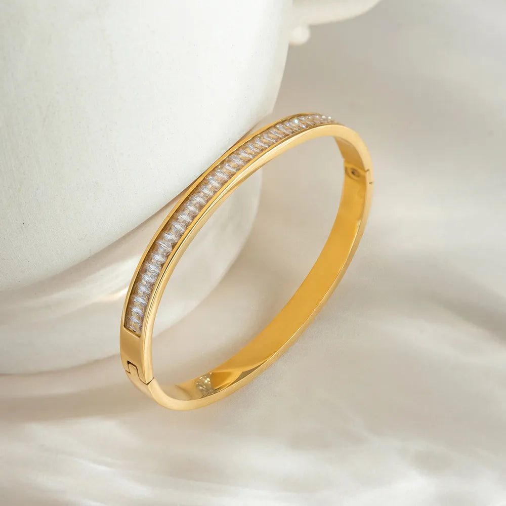Gouden Luxe Klik Bangle